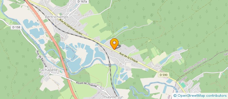 localisation de l'entreprise MONSIEUR FRANCK GEHRIG  BERTRICHAMPS