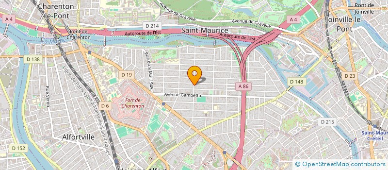 localisation de l'entreprise MONSIEUR FRANCK GELIBERT à MAISONS-ALFORT