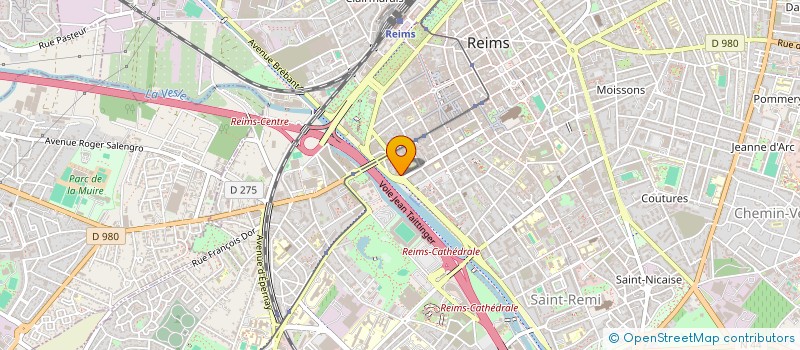 localisation de l'entreprise MONSIEUR FRANCK GENDRE  REIMS