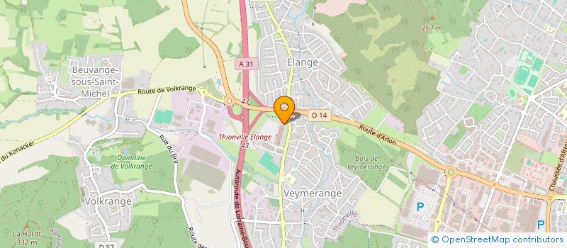 localisation de l'entreprise MONSIEUR FRANCK GERALDES  THIONVILLE