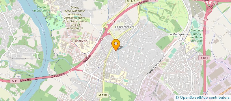 localisation de l'entreprise MONSIEUR FRANCK GERARD MARIE LE GUENNE à CARQUEFOU