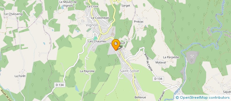 localisation de l'entreprise MONSIEUR FRANCK GERAUD  VIGNOLS