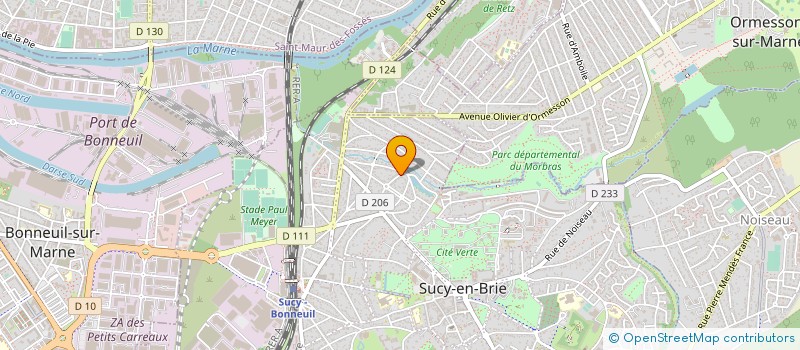 localisation de l'entreprise MONSIEUR FRANCK GERAUT  SUCY-EN-BRIE