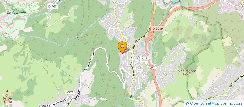 localisation de l'entreprise MONSIEUR FRANCK GERBINO  CEYRAT