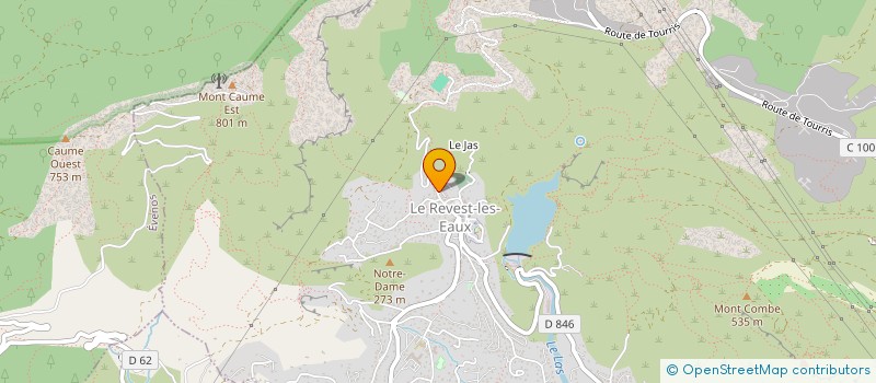 localisation de l'entreprise MONSIEUR FRANCK GERMAIN  LE REVEST-LES-EAUX