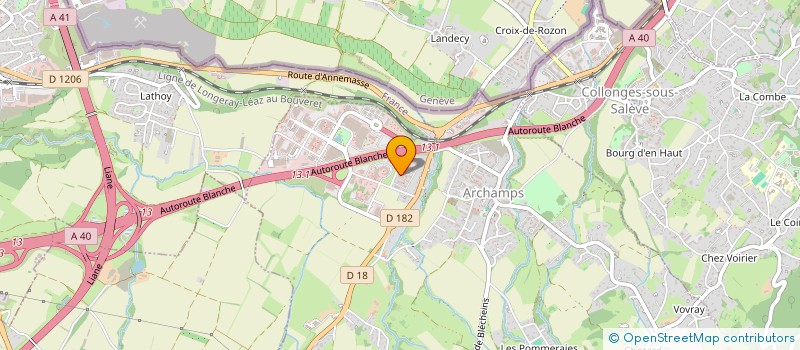 localisation de l'entreprise MONSIEUR FRANCK GERMAIN  ARCHAMPS