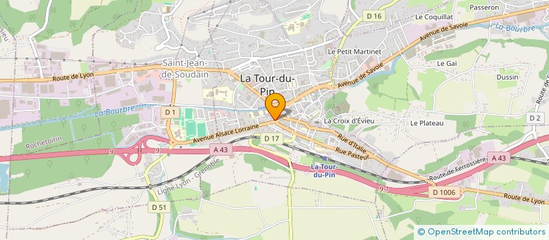 localisation de l'entreprise MONSIEUR FRANCK GERVASONI  LA TOUR-DU-PIN