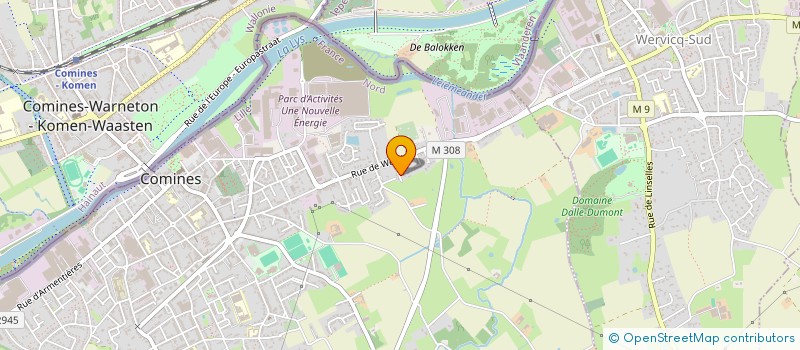 localisation de l'entreprise MONSIEUR FRANCK GHESQUIER  COMINES