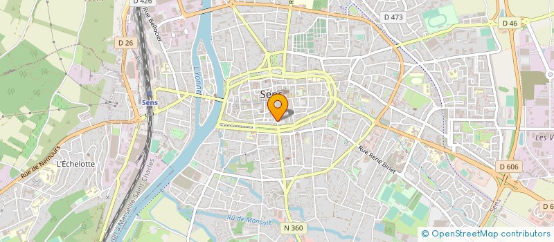 localisation de l'entreprise MONSIEUR FRANCK GIBASSIER  SENS