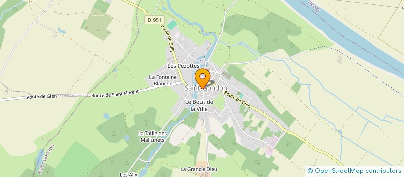 localisation de l'entreprise MONSIEUR FRANCK GIBAULT à SAINT-GONDON