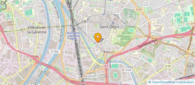 localisation de l'entreprise MONSIEUR FRANCK GIBBE  SAINT DENIS