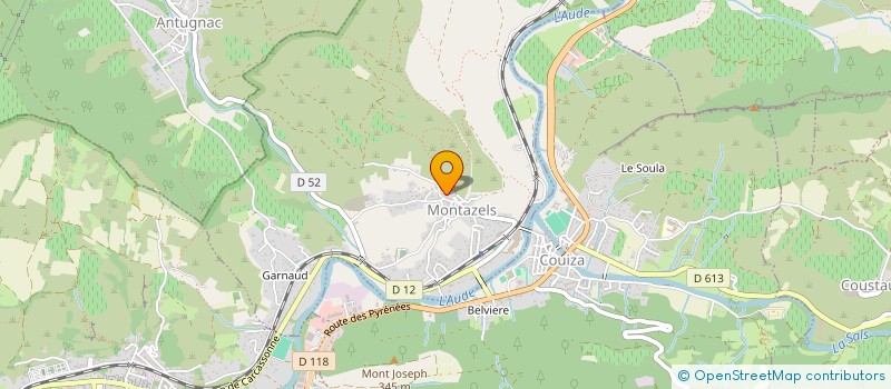 localisation de l'entreprise MONSIEUR FRANCK GILL  BUGARACH