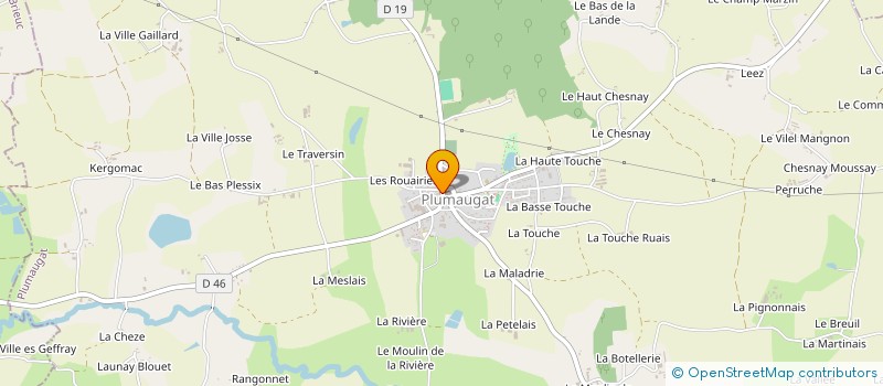 localisation de l'entreprise MONSIEUR FRANCK GILLETTE  PLUMAUGAT