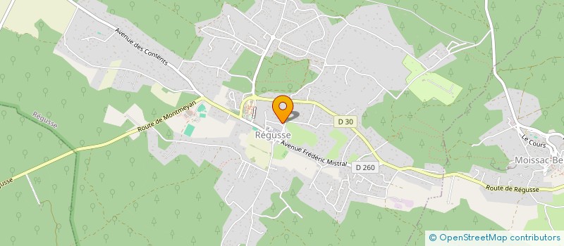 localisation de l'entreprise MONSIEUR FRANCK GIMENEZ à REGUSSE