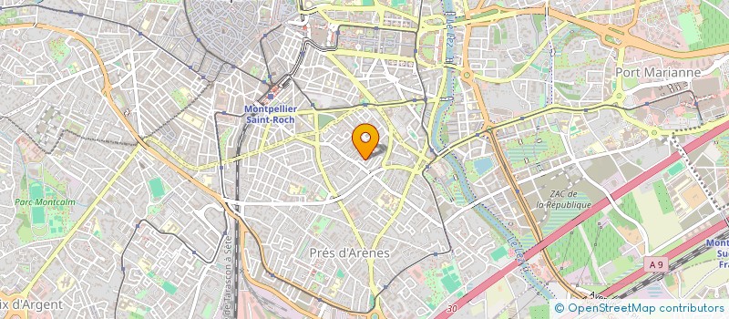 localisation de l'entreprise MONSIEUR FRANCK GINER à MONTPELLIER