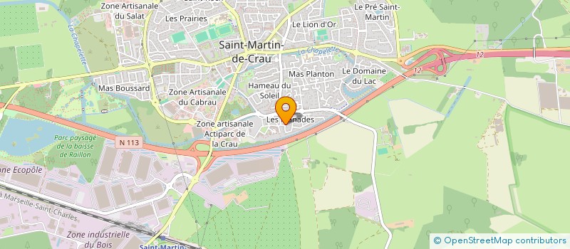 localisation de l'entreprise MONSIEUR FRANCK GINER à SAINT-MARTIN-DE-CRAU