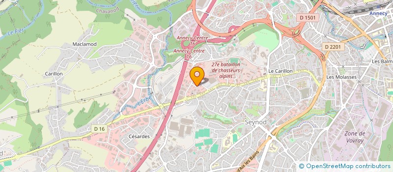 localisation de l'entreprise MONSIEUR FRANCK GIRARD à ANNECY