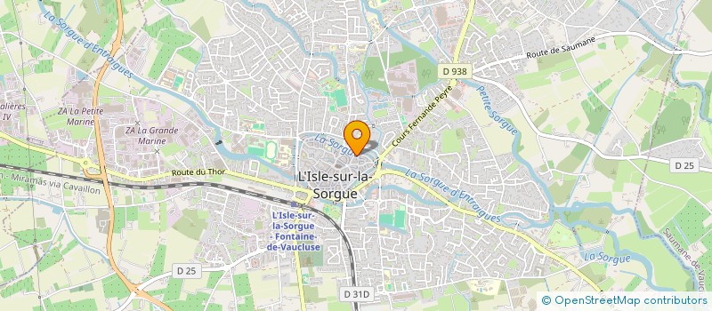 localisation de l'entreprise MONSIEUR FRANCK GIRARDEAU  L'ISLE-SUR-LA-SORGUE