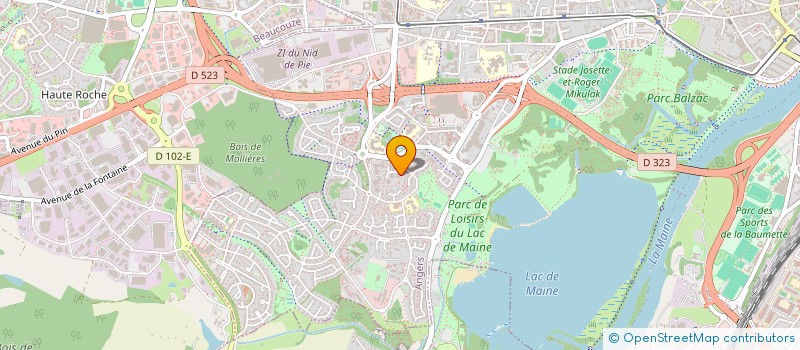 localisation de l'entreprise MONSIEUR FRANCK GNAMIEN  ANGERS