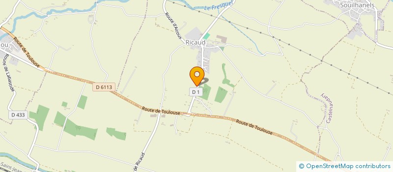 localisation de l'entreprise MONSIEUR FRANCK GODARD  RICAUD