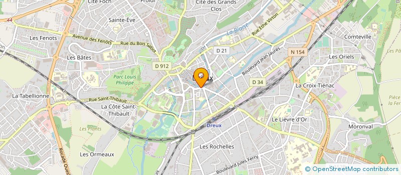 localisation de l'entreprise MONSIEUR FRANCK GODDARD à DREUX
