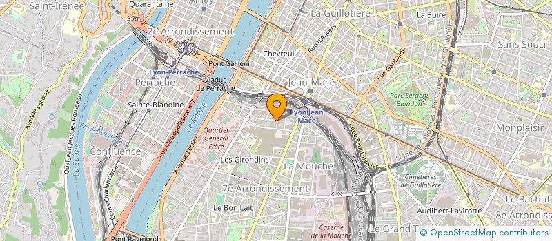 localisation de l'entreprise MONSIEUR FRANCK GODINAT à LYON