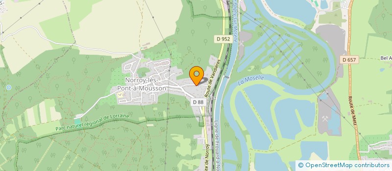 localisation de l'entreprise MONSIEUR FRANCK GODINEAU  NORROY-LES-PONT-A-MOUSSON