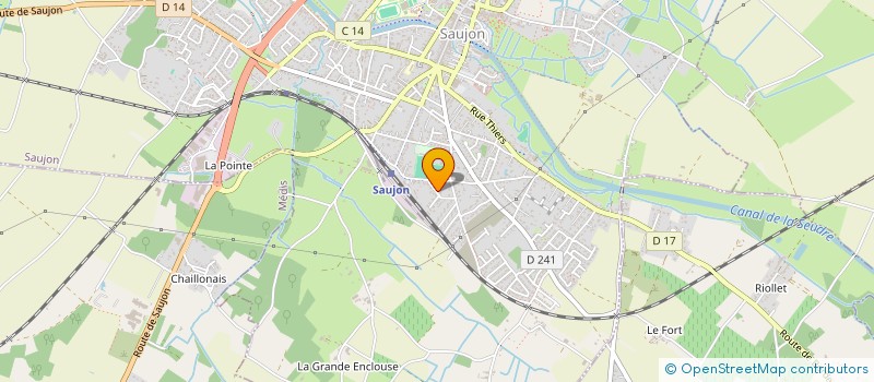 localisation de l'entreprise MONSIEUR FRANCK GODRIE  NIEULLE-SUR-SEUDRE