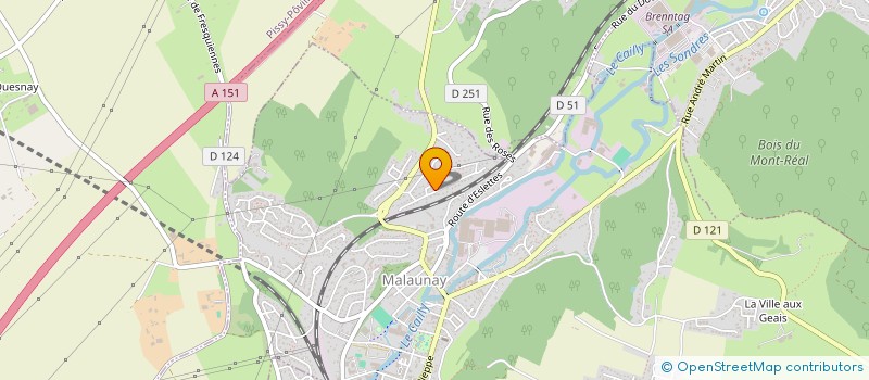 localisation de l'entreprise MONSIEUR FRANCK GOHEL  MALAUNAY
