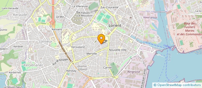 localisation de l'entreprise MONSIEUR FRANCK GOMEZ DE REIS  LORIENT