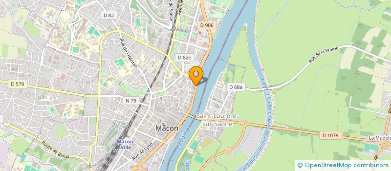 localisation de l'entreprise MONSIEUR FRANCK GONIN à MACON