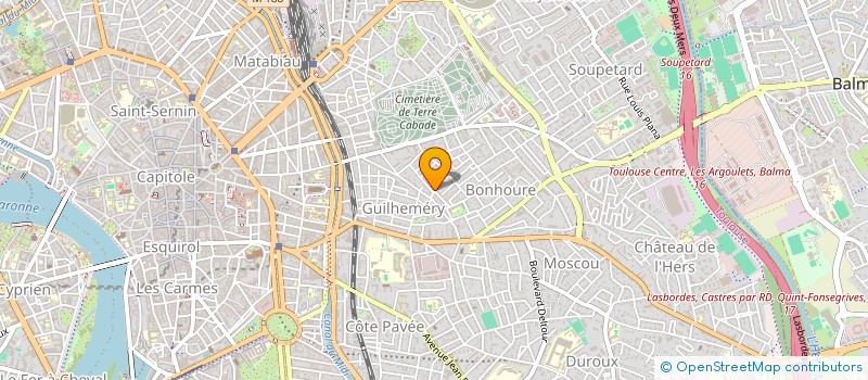 localisation de l'entreprise MONSIEUR FRANCK GONNAUD  TOULOUSE