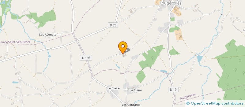 localisation de l'entreprise MONSIEUR FRANCK GONNIN à FOUGEROLLES