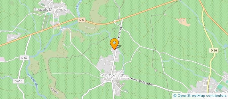 localisation de l'entreprise MONSIEUR FRANCK GONZALEZ  SAINTE-VALIERE