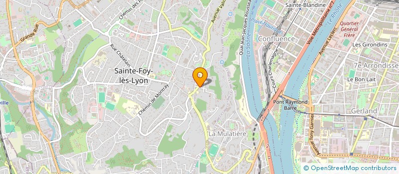 localisation de l'entreprise MONSIEUR FRANCK GORD à SAINTE-FOY-LES-LYON