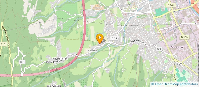 localisation de l'entreprise MONSIEUR FRANCK GORRY  LA MOTTE-SERVOLEX