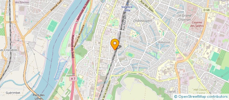 localisation de l'entreprise MONSIEUR FRANCK GOUDARD  VALENCE