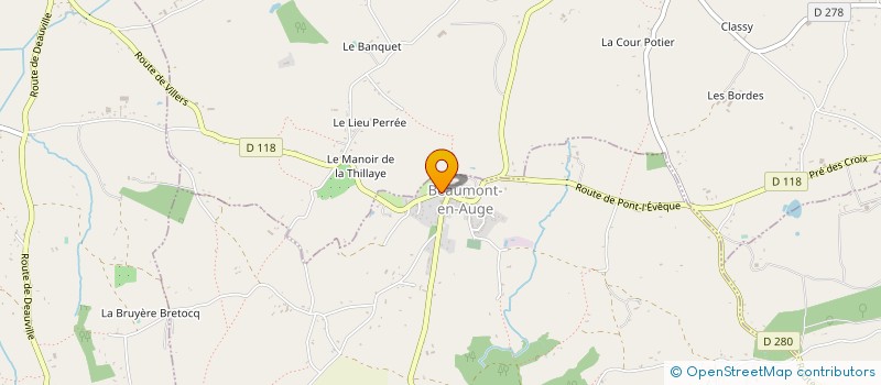 localisation de l'entreprise MONSIEUR FRANCK GOUGET à BEAUMONT-EN-AUGE