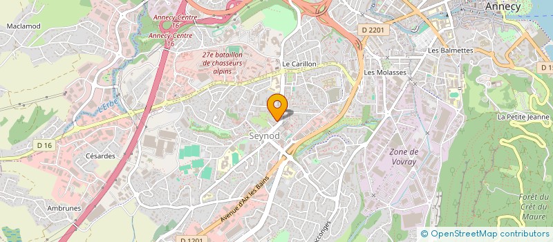 localisation de l'entreprise MONSIEUR FRANCK GOUJON à ANNECY