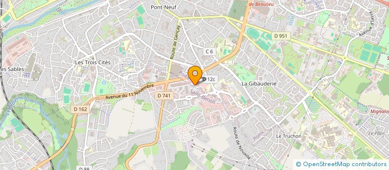 localisation de l'entreprise MONSIEUR FRANCK GOURICHON  POITIERS