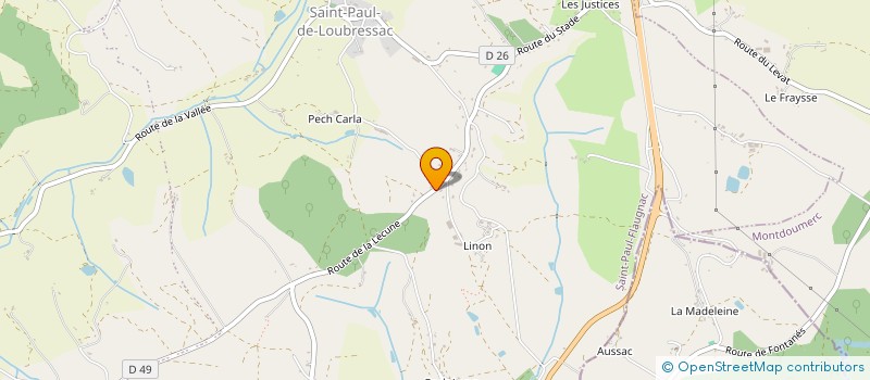 localisation de l'entreprise MONSIEUR FRANCK GOUSSET  SAINT-PAUL-FLAUGNAC