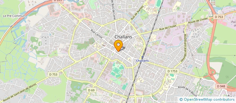 localisation de l'entreprise MONSIEUR FRANCK GOUVERNEUR à CHALLANS
