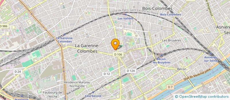 localisation de l'entreprise MONSIEUR FRANCK GRAISSET à LA GARENNE-COLOMBES