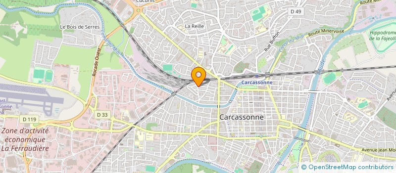 localisation de l'entreprise MONSIEUR FRANCK GRANADO  CARCASSONNE