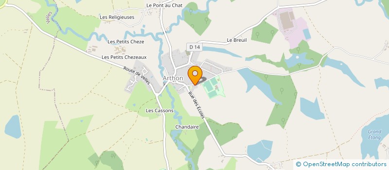localisation de l'entreprise MONSIEUR FRANCK GRANDSART à ARTHON