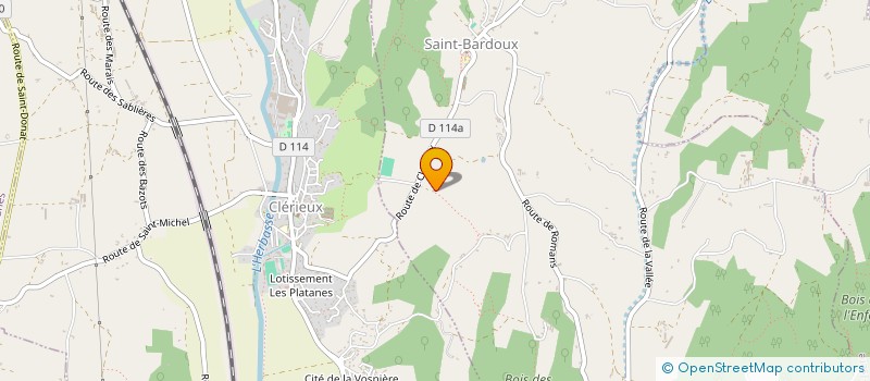 localisation de l'entreprise MONSIEUR FRANCK GRANGER  CLERIEUX