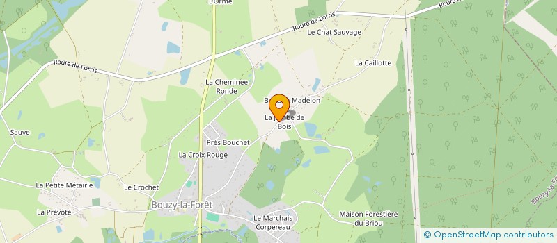 localisation de l'entreprise MONSIEUR FRANCK GRATAIS à BOUZY-LA-FORET