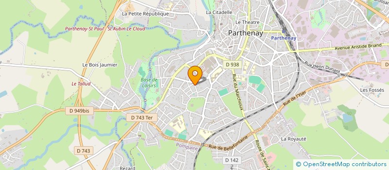 localisation de l'entreprise MONSIEUR FRANCK GRAUX  PARTHENAY