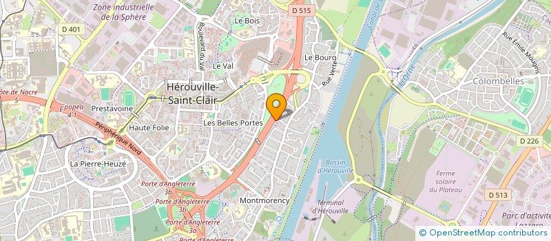 localisation de l'entreprise MONSIEUR FRANCK GREARD à HEROUVILLE-SAINT-CLAIR