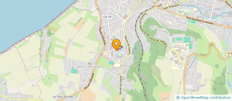 localisation de l'entreprise MONSIEUR FRANCK GREAUME  FECAMP